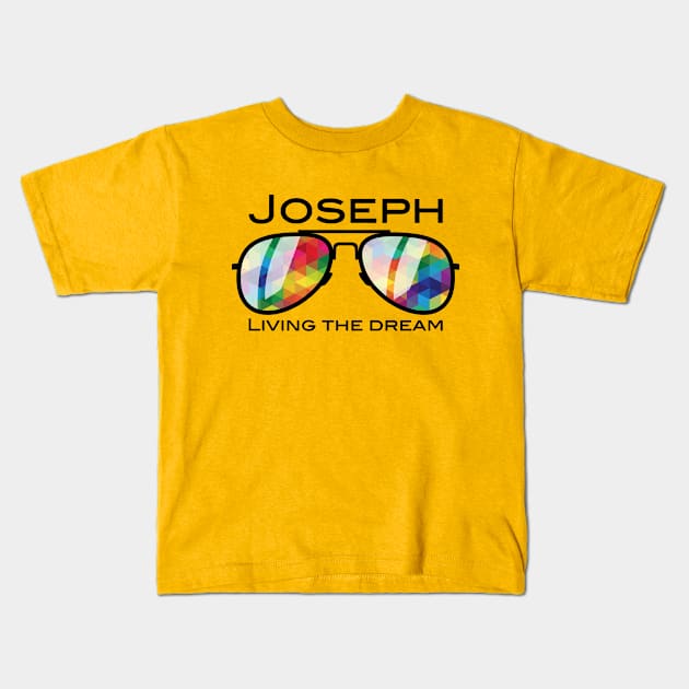 Joseph - Living The Dream Kids T-Shirt by Tari Company